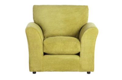 HOME Barney Fabric Chair - Lime
